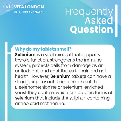 Biotin 10,000Mcg Skin Nails Hair Growth Tablets Zinc Selenium Rosemary Capsules