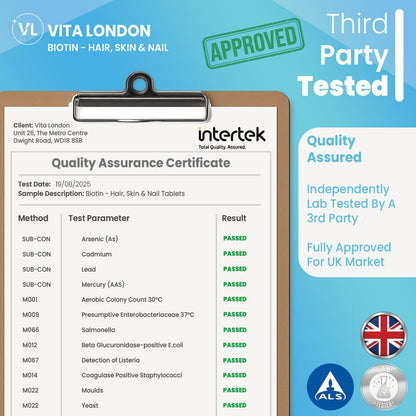 Biotin 10,000Mcg Skin Nails Hair Growth Tablets Zinc Selenium Rosemary Capsules